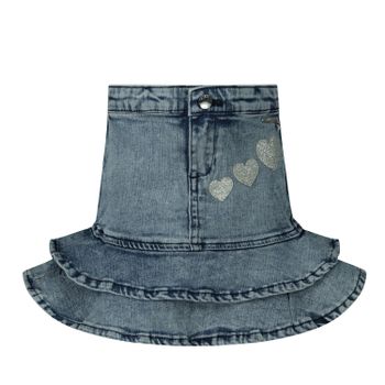Guess K01D10 kinderrokje jeans Afbeelding van Guess K01D10 kinderrokje jeans