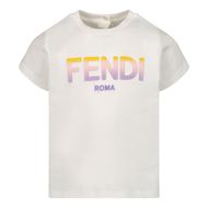 Afbeelding van Fendi BFI132 7AJ baby t-shirt wit