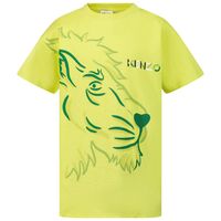Picture of Kenzo K25638 kids t-shirt lime