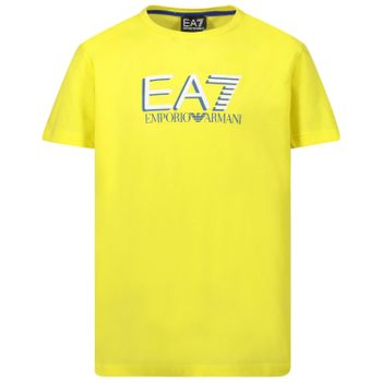 EA7 3HBT53 kinder t-shirt geel Afbeelding van EA7 3HBT53 kinder t-shirt geel