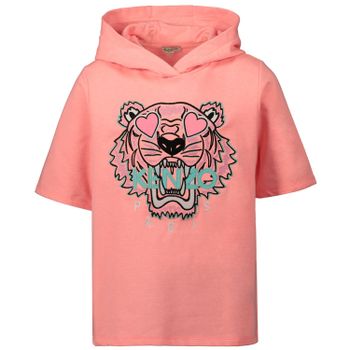 Kenzo 15138 kindertrui fluor roze Afbeelding van Kenzo 15138 kindertrui fluor roze