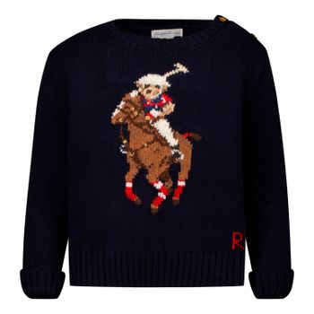 Ralph Lauren 850996 baby trui navy Afbeelding van Ralph Lauren 850996 baby trui navy