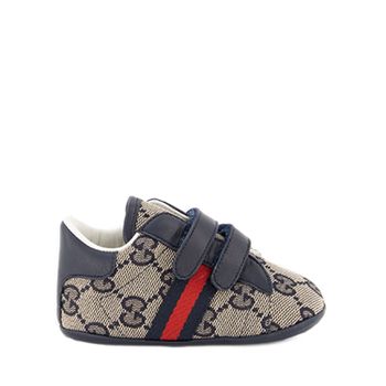 Gucci 502051 babyschoenen blauw Afbeelding van Gucci 502051 babyschoenen blauw
