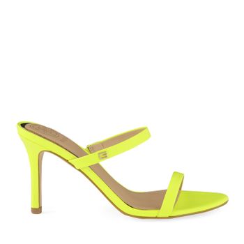 Guess FL6ADNLEA03 dames slippers fluor geel Afbeelding van Guess FL6ADNLEA03 dames slippers fluor geel