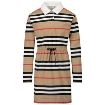 Burberry 8030065 kinderjurk beige Afbeelding van Burberry 8030065 kinderjurk beige