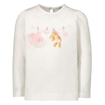MonnaLisa 396603SB baby t-shirt off white Afbeelding van MonnaLisa 396603SB baby t-shirt off white