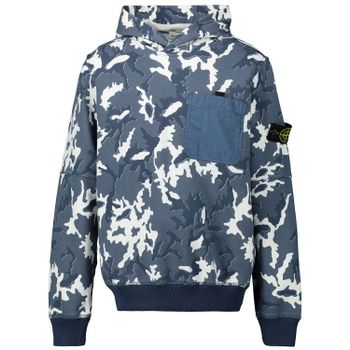 Stone Island 721662543 Kinderpullover Blau Bild von Stone Island 721662543 Kinderpullover Blau