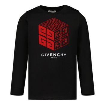 Givenchy H05183 baby t-shirt zwart Afbeelding van Givenchy H05183 baby t-shirt zwart