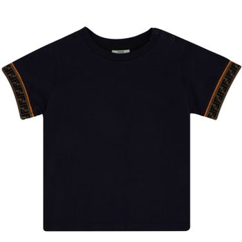 Fendi BMI200 baby t-shirt navy Afbeelding van Fendi BMI200 baby t-shirt navy