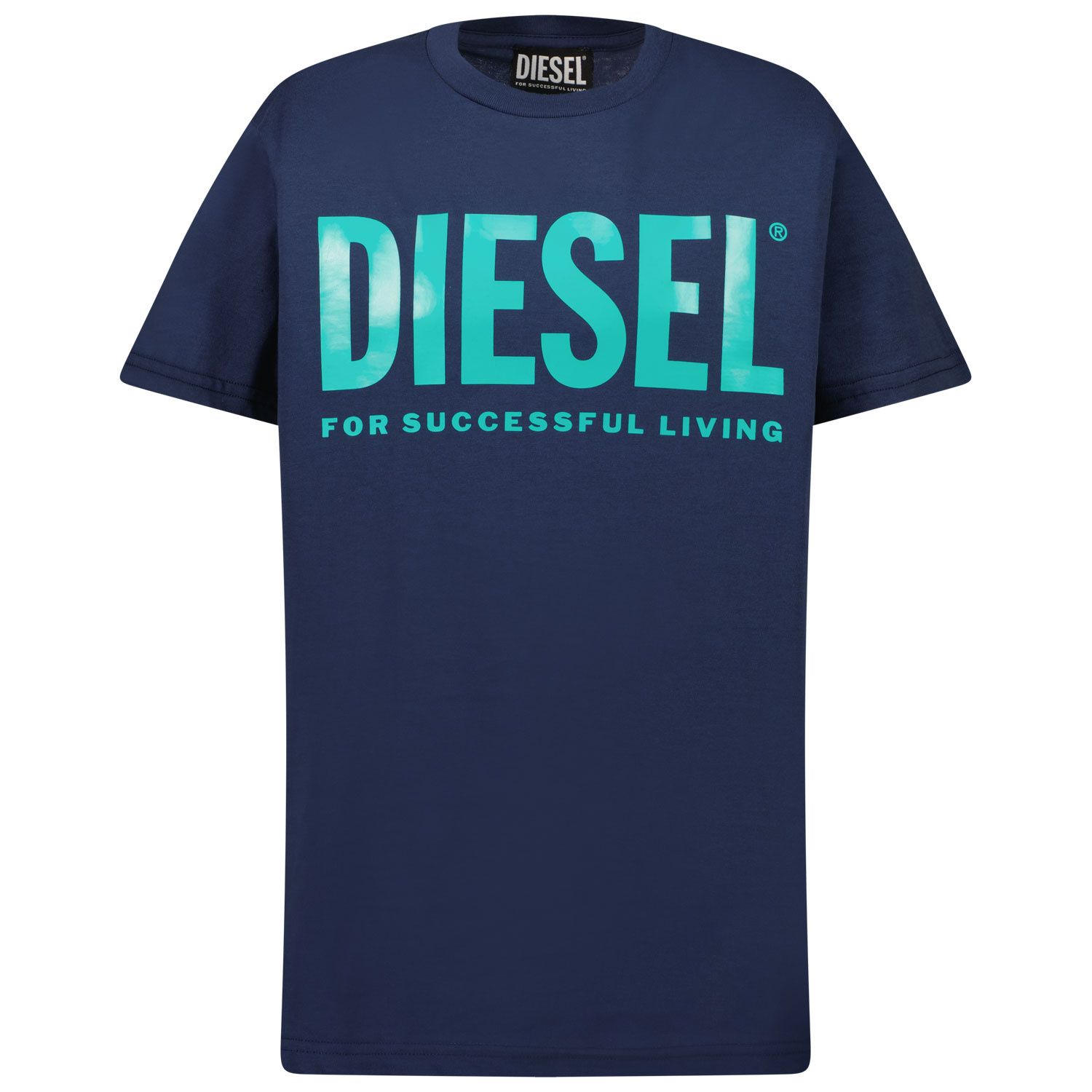 Picture of Diesel 00J4P6 kids t-shirt navy