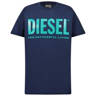 Afbeelding van Diesel 00J4P6 kinder t-shirt navy
