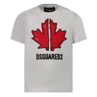 Picture of Dsquared2 DQ0702 baby shirt white