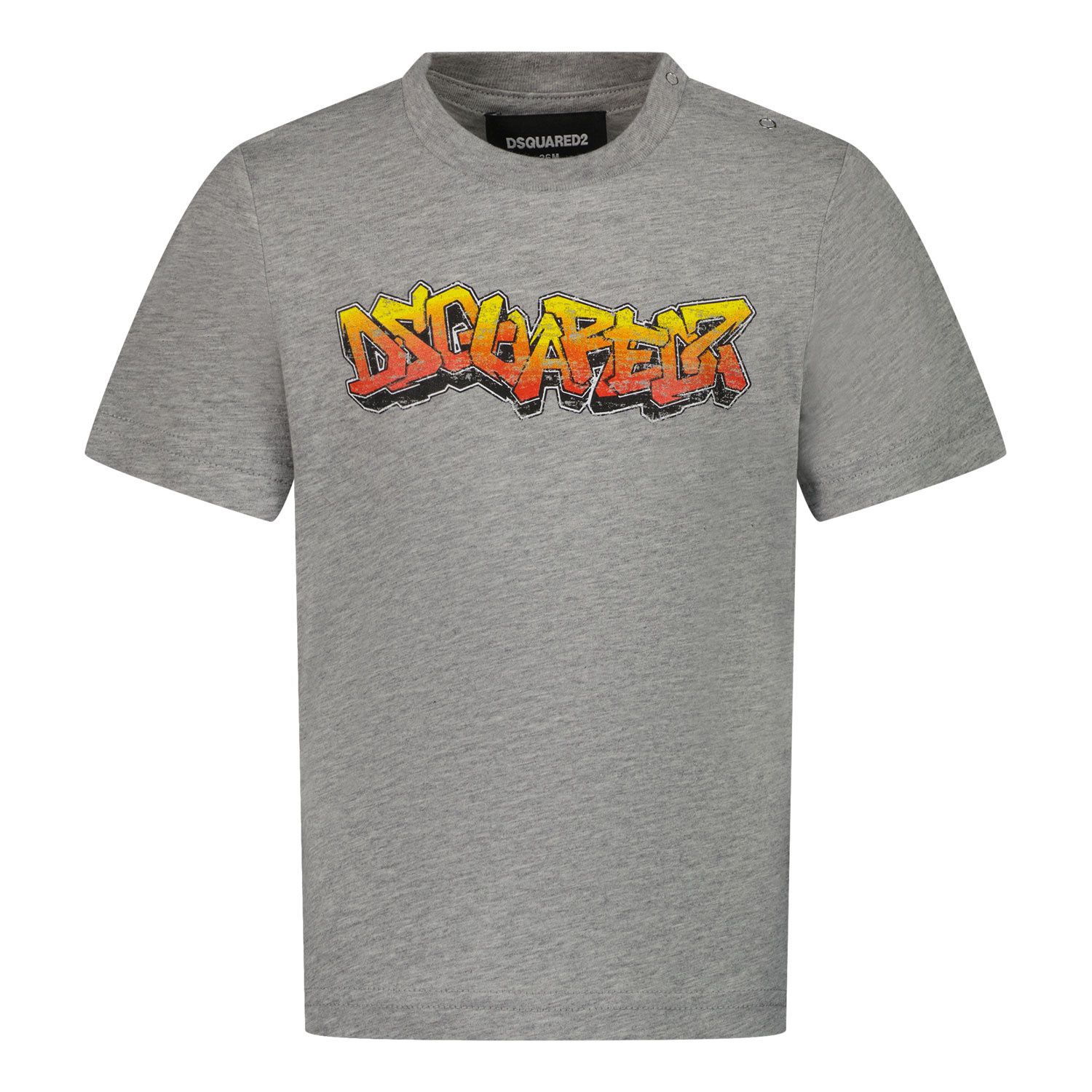 Picture of Dsquared2 DQ0861 baby shirt grey