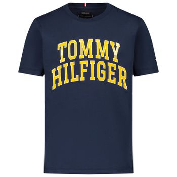 Tommy Hilfiger KB0KB06097 kinder t-shirt navy Afbeelding van Tommy Hilfiger KB0KB06097 kinder t-shirt navy