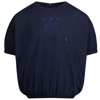 Tommy Hilfiger KG0KG06503 kinder t-shirt navy Afbeelding van Tommy Hilfiger KG0KG06503 kinder t-shirt navy