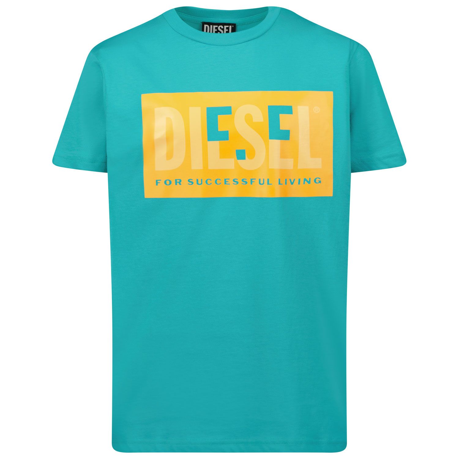 Afbeelding van Diesel J00581 kinder t-shirt turquoise