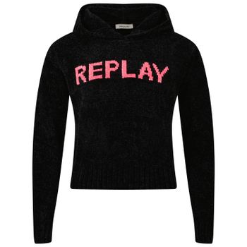 Replay SG5321 050 Kinderpullover Schwarz Bild von Replay SG5321 050 Kinderpullover Schwarz