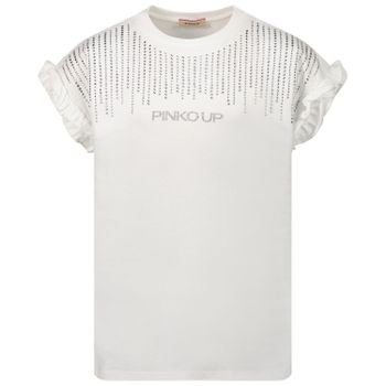 Pinko 027169 kinder t-shirt wit Afbeelding van Pinko 027169 kinder t-shirt wit