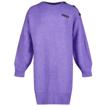 DKNY D32855 kinderjurk paars Afbeelding van DKNY D32855 kinderjurk paars