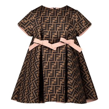 Fendi BFB290 babyjurkje bruin Afbeelding van Fendi BFB290 babyjurkje bruin