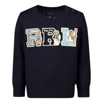 Ralph Lauren 320787102 baby trui navy Afbeelding van Ralph Lauren 320787102 baby trui navy