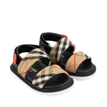 Burberry 8037064 kindersandalen beige Afbeelding van Burberry 8037064 kindersandalen beige