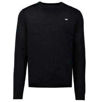 Antony Morato MMSW01066 heren trui zwart Afbeelding van Antony Morato MMSW01066 heren trui zwart