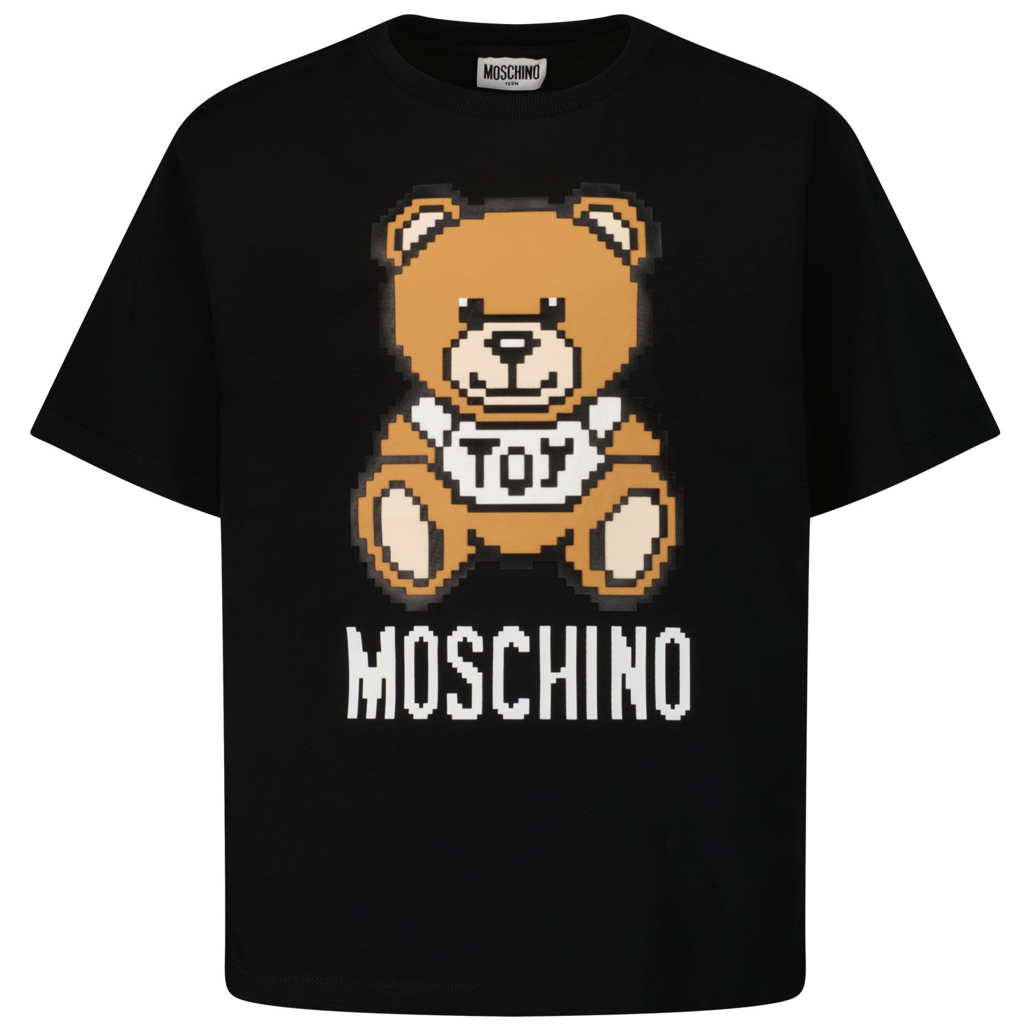 Picture of Moschino H9M02X kids t-shirt black