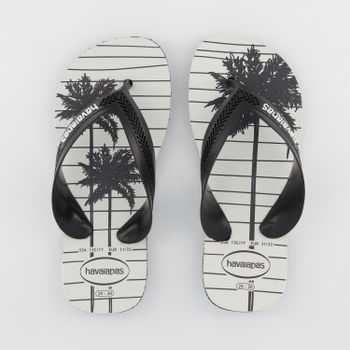 Havaianas 4132589 kinderslippers zwart/wit Afbeelding van Havaianas 4132589 kinderslippers zwart/wit