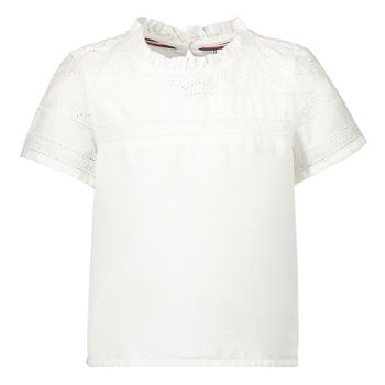 Tommy Hilfiger KG0KG05080B baby t-shirt wit Afbeelding van Tommy Hilfiger KG0KG05080B baby t-shirt wit