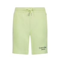 Picture of Calvin Klein IB0IB01290 kids shorts mint