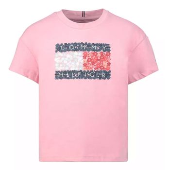 Tommy Hilfiger KG0KG06164B baby t-shirt licht roze Afbeelding van Tommy Hilfiger KG0KG06164B baby t-shirt licht roze