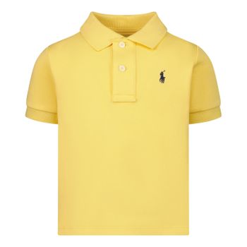 Ralph Lauren 320785306 baby polo geel Afbeelding van Ralph Lauren 320785306 baby polo geel
