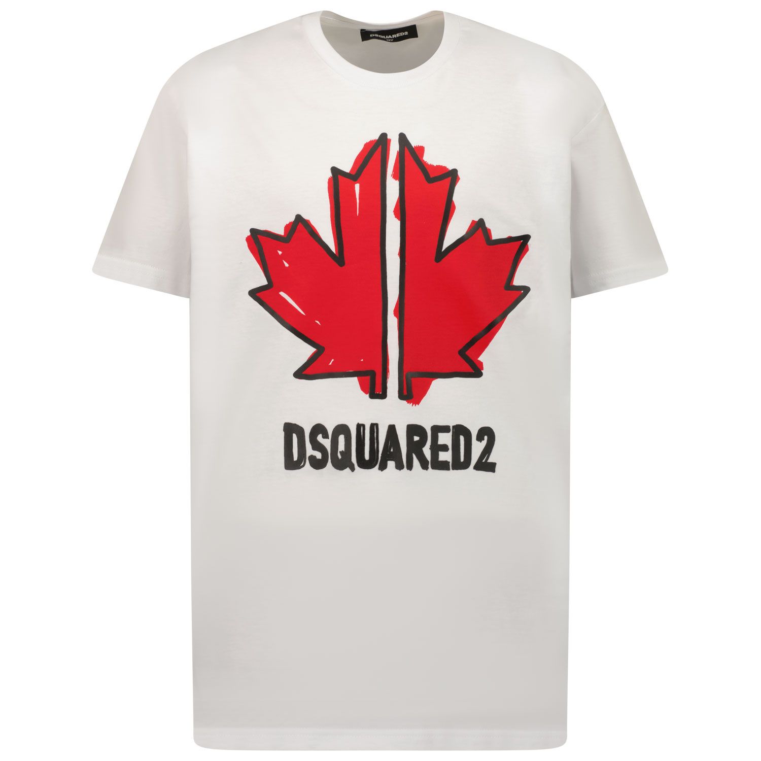 Picture of Dsquared2 DQ0680 kids t-shirt white