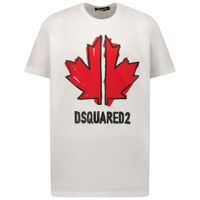 Picture of Dsquared2 DQ0680 kids t-shirt white