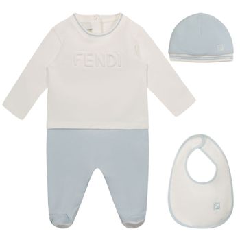 Fendi BUK082 8RA boxpakje licht blauw Afbeelding van Fendi BUK082 8RA boxpakje licht blauw