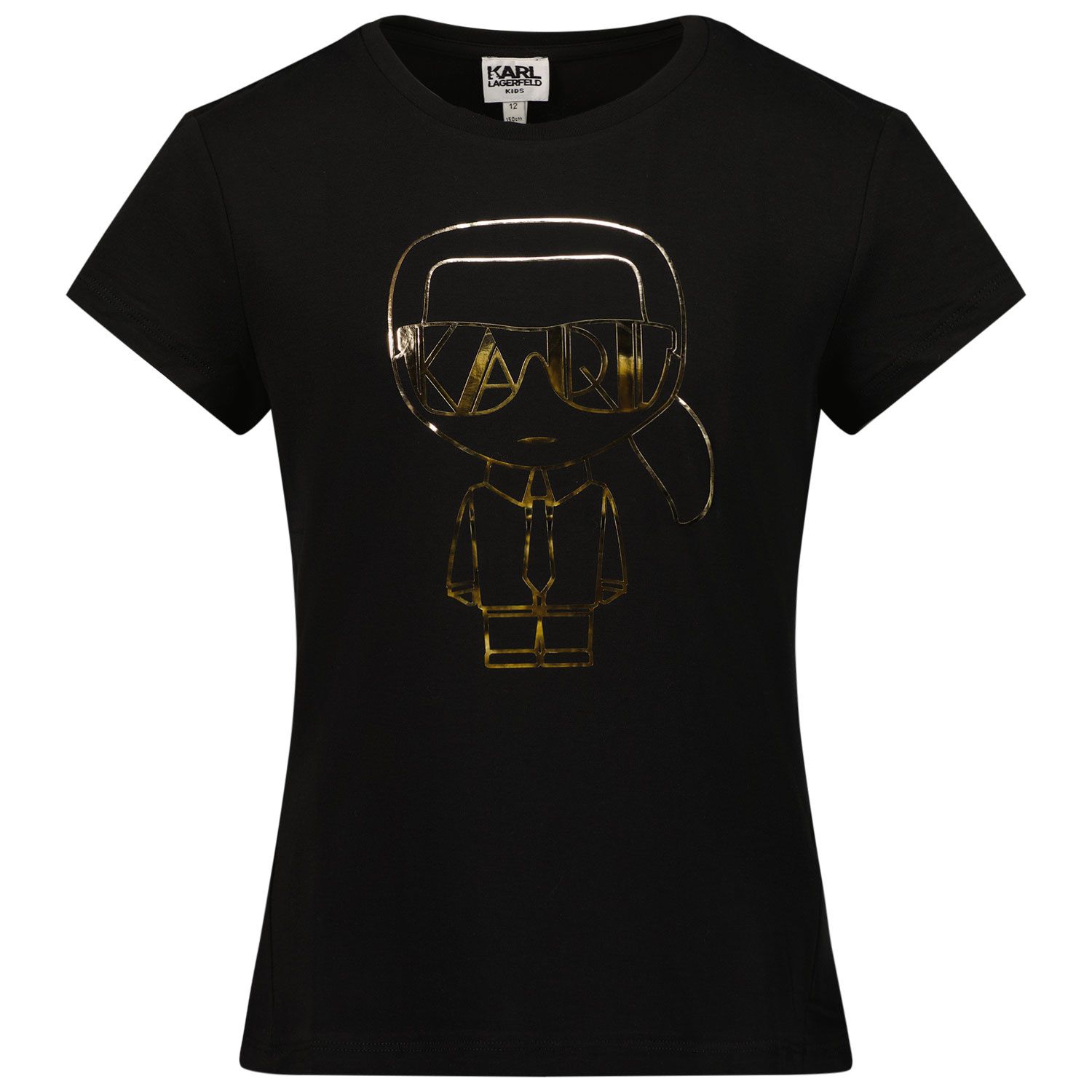 Afbeelding van Karl Lagerfeld Z15330 kinder t-shirt zwart