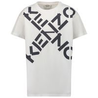 Picture of Kenzo K25628 kids t-shirt off white