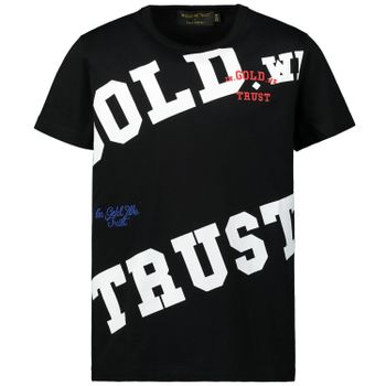 In Gold We Trust KIDS TEXT SHIRT kinder t-shirt zwart Afbeelding van In Gold We Trust KIDS TEXT SHIRT kinder t-shirt zwart