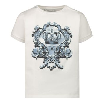 Dolce & Gabbana L1JT6M G7YBK baby t-shirt wit Afbeelding van Dolce & Gabbana L1JT6M G7YBK baby t-shirt wit