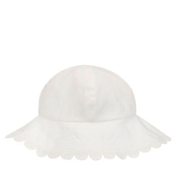 Chloe C91135 baby hoedje wit Afbeelding van Chloe C91135 baby hoedje wit