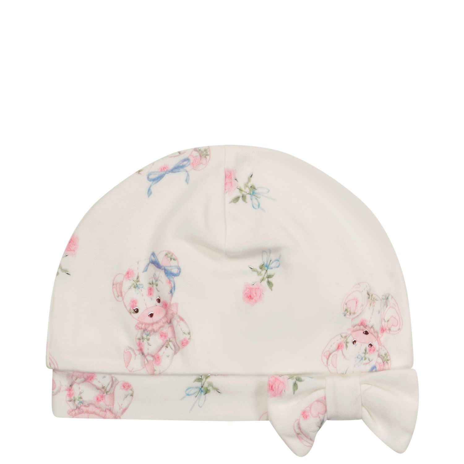 Picture of MonnaLisa 359002 baby hat off white