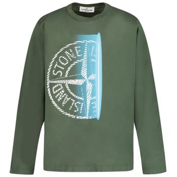 Stone Island 771621170 kinder t-shirt olijf groen Afbeelding van Stone Island 771621170 kinder t-shirt olijf groen