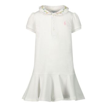 Ralph Lauren 785304 babyjurkje wit Afbeelding van Ralph Lauren 785304 babyjurkje wit