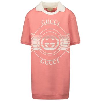 Gucci 649575 kinderjurk zalm Afbeelding van Gucci 649575 kinderjurk zalm