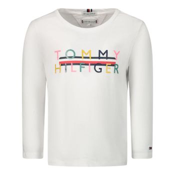 Tommy Hilfiger KG0KG04863 baby t-shirt wit Afbeelding van Tommy Hilfiger KG0KG04863 baby t-shirt wit