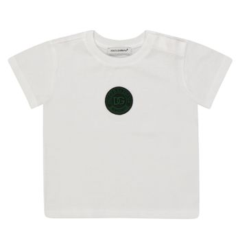 Dolce & Gabbana L1JT8E G7E3M baby t-shirt wit Afbeelding van Dolce & Gabbana L1JT8E G7E3M baby t-shirt wit
