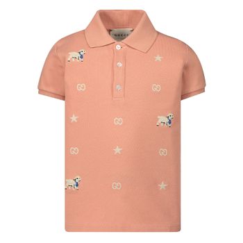 Gucci 604330 baby polo licht roze Afbeelding van Gucci 604330 baby polo licht roze