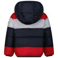 Picture of Guess N2YL02 WDGX0 baby coat navy
