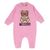 Moschino MUY041 baby playsuit pink